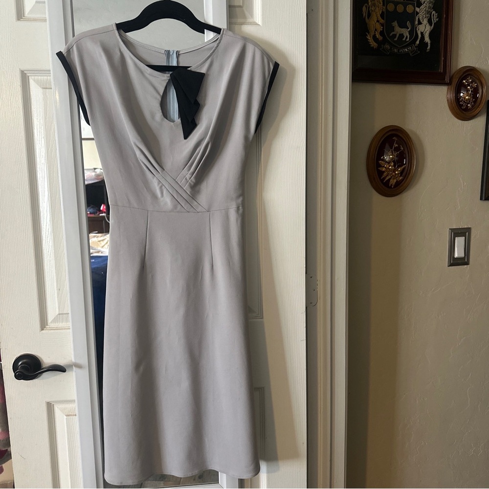 Stop Staring Gray Dress